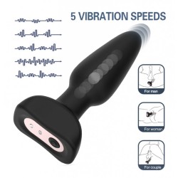 Thrusting &amp; Wireless Anal Vibrator