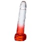 Double Color Jelly Dildo With Ball