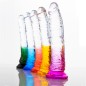 Double Color Jelly Dildo