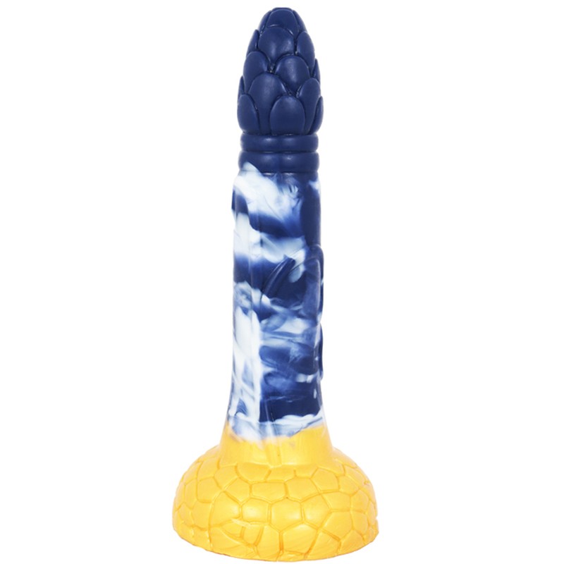 Darkblue Liquid silica gel  Dildo- 07