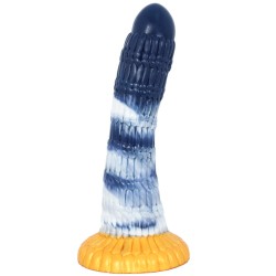 Darkblue Liquid silica gel  Dildo- 06