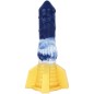 Darkblue Liquid silica gel  Dildo- 05