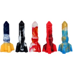 Darkblue Liquid silica gel  Dildo- 05