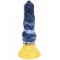 Darkblue Liquid silica gel  Dildo- 04