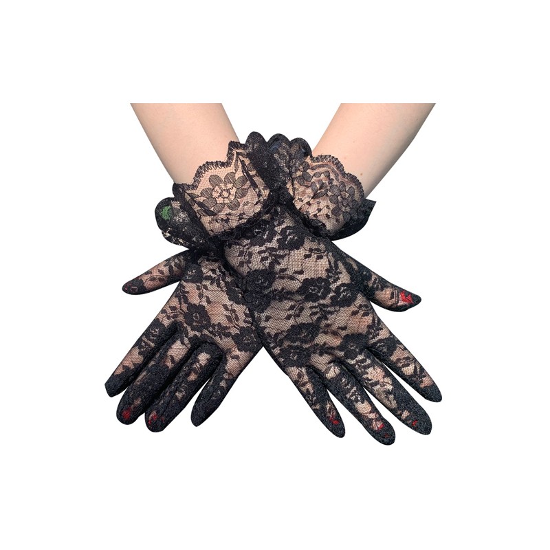 Charming Lace Short Gloves For Women