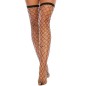 Bright Shining Rhinestone Fishnet Stockings