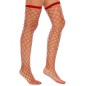 Bright Shining Rhinestone Fishnet Stockings