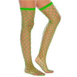 Bright Shining Rhinestone Fishnet Stockings