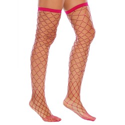 Bright Shining Rhinestone Fishnet Stockings