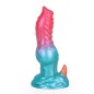 Alien Beast Cyan Rainbow 7.7" Dildo - J