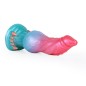 Alien Beast Cyan Rainbow 7.3" Dildo - G