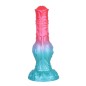 Alien Beast Cyan Rainbow 8.5" Dildo - F