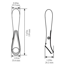 Silicone 10 Frequency Vibration Vibrator