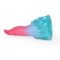 Alien Beast Cyan Rainbow 8.2" Dildo - D