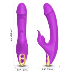 Amant Silicone Vibrator with Sucking Function