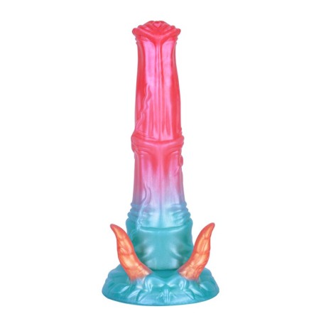 Alien Beast Cyan Rainbow 9.3" Dildo - A