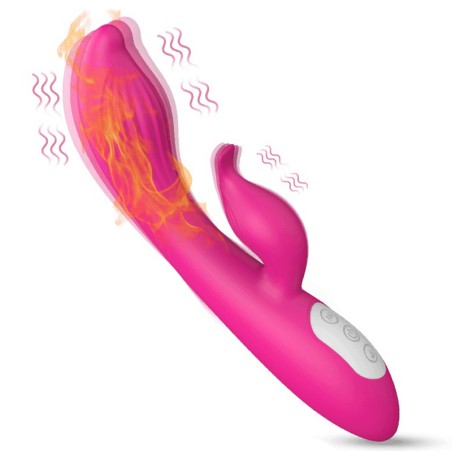 Fire Dance Rabbit Heating Vibrator