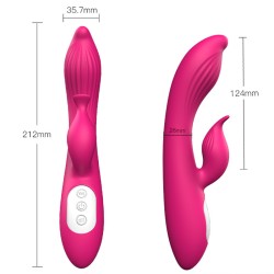 Fire Dance Rabbit Heating Vibrator