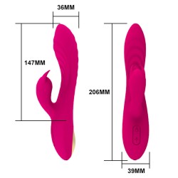 Amy Silicone Waterproof Rabbit Vibrator