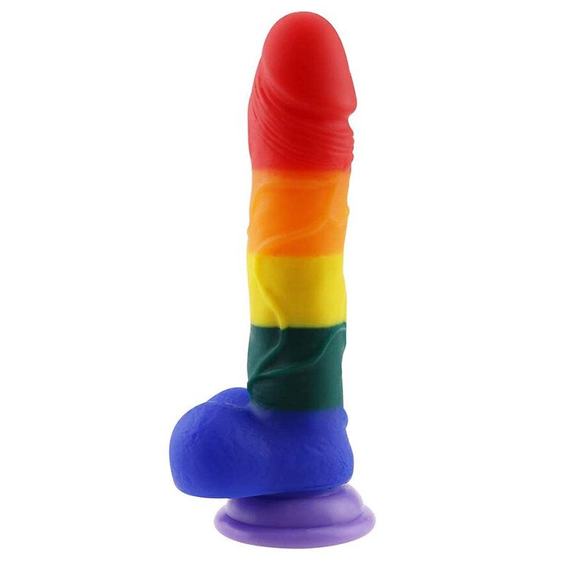 Pride Rainbows End Dildo - 7.9 Inch