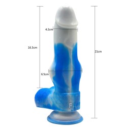 Dragon Dildo 8.1" Silicone Realistic Animal Dildo