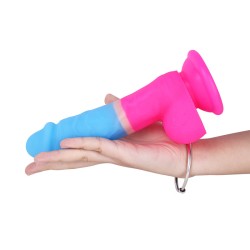 Double Layer Realistic Silicone Dildo