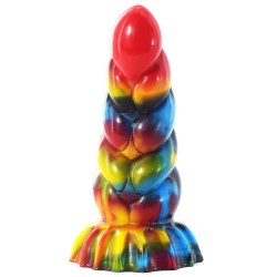 Graffiti Multicolor Butt Plug - 25