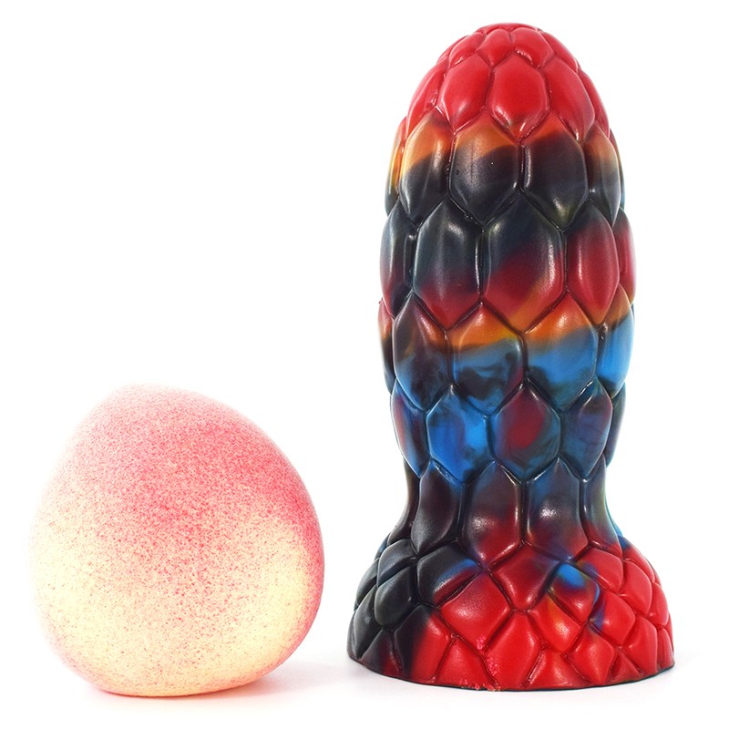 Graffiti Multicolor Butt Plug - 10