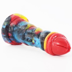 Graffiti Multicolor Anal Dildo - 03