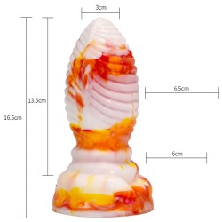 Graffiti Multicolor Butt Plug - 01