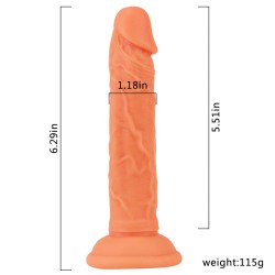 Lifelike Silicone 6.3"/16 cm Dildo - Seven