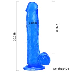 Realistic Colorful 10.2"/26 cm Dildo - Cow