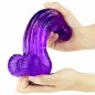 Realistic Colorful PVC Dildo - Fat