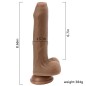 Lifelike 8.7"/22 cm Realistic Dildo - Foreskin