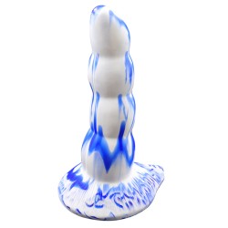 Blue And White 06 Butt Plug