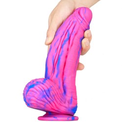 Fat Double Color Silicone Dildo