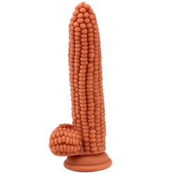 Corn Double Color Silicone Dildo