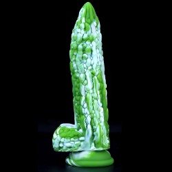 Balsam Pear Colorful Silicone Dildo