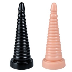 Screw Pagoda PVC Anal Beads