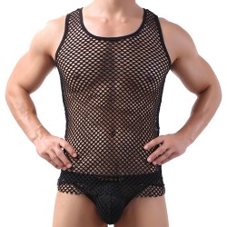 Cool Men Big Fishnet Sexy Night Vest