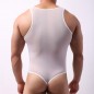 Men Topless Mesh One-piece Suit Nightwear