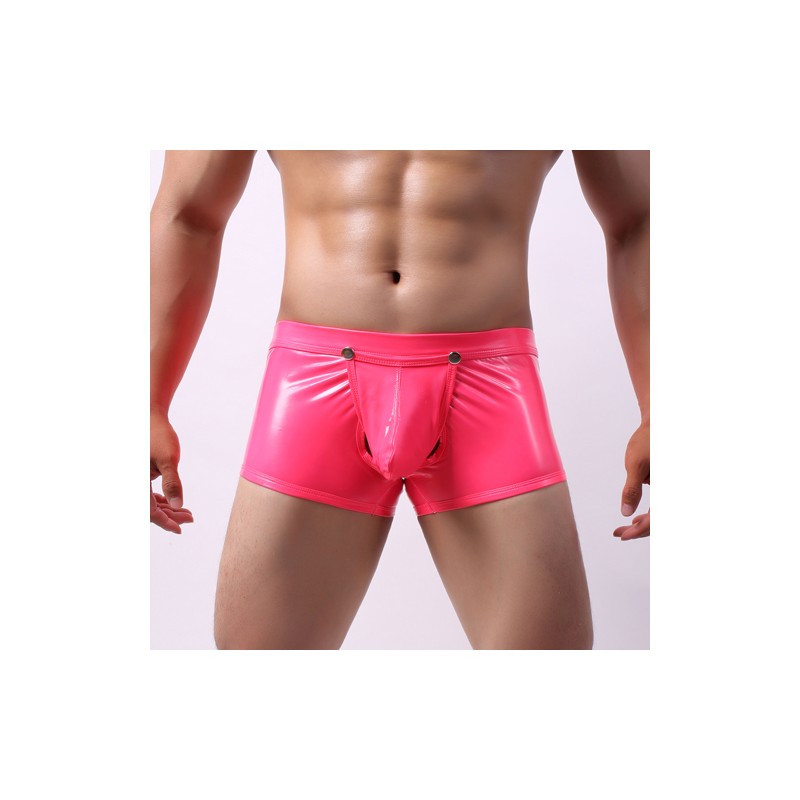 New Faux Leather Easy Takedown Boxer Briefs