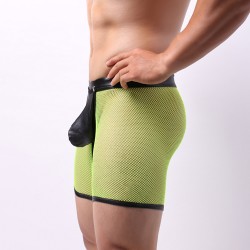 Men Front Takedown Breathable Mesh Boxer Briefs