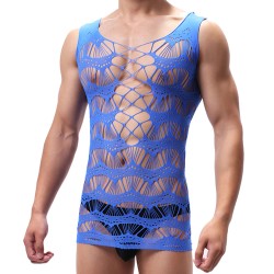 Hot Selling Fishnet Hollowed-out Men Vest