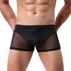 Men Naked Feeling Comfortable Ice Silk Boxer Briefs