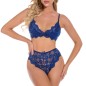 Hot Lace Transparent Bra And Panty Two-piece Suit