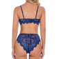 Hot Lace Transparent Bra And Panty Two-piece Suit