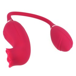 Double Head Rose Suction Vibrator