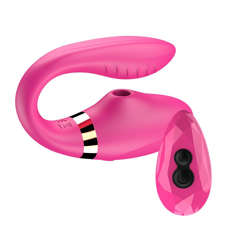 Clit Suction Couple Vibrator