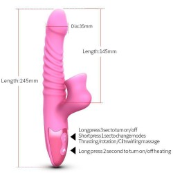 Whirlwind Stretch Rabbit Vibrator